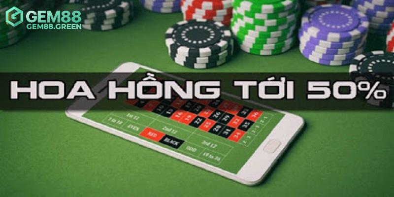 Đại lý GEM88 nhận hoa hồng cực khủng