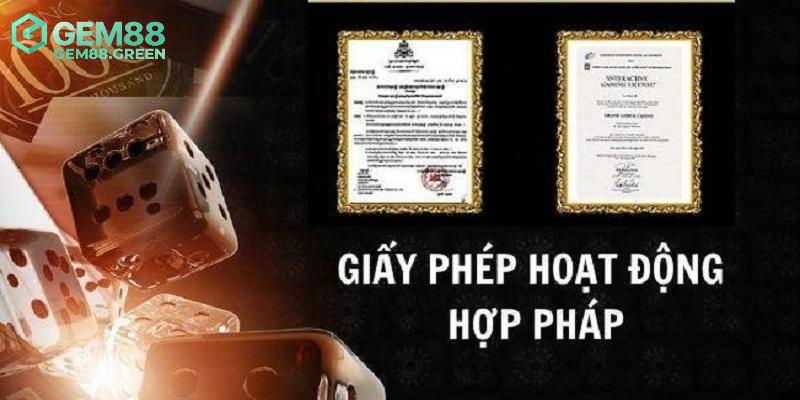 Điều kiện để có giấy phép hoạt động GEM88 Điều kiện để có giấy phép hoạt động GEM88