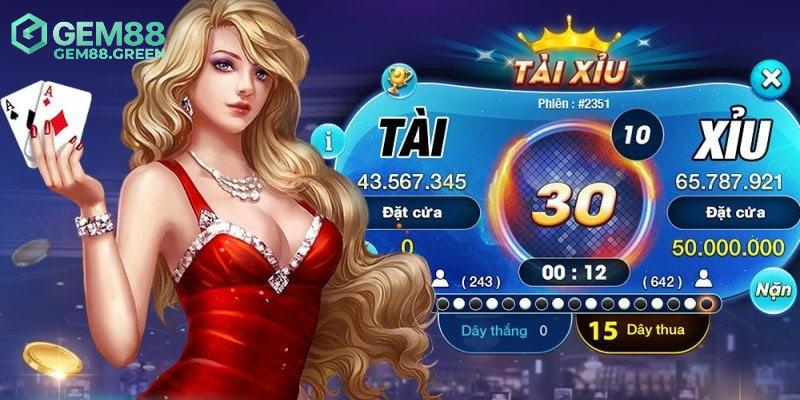Hướng dẫn cách thức chơi tài xỉu GEM88 hiệu quả